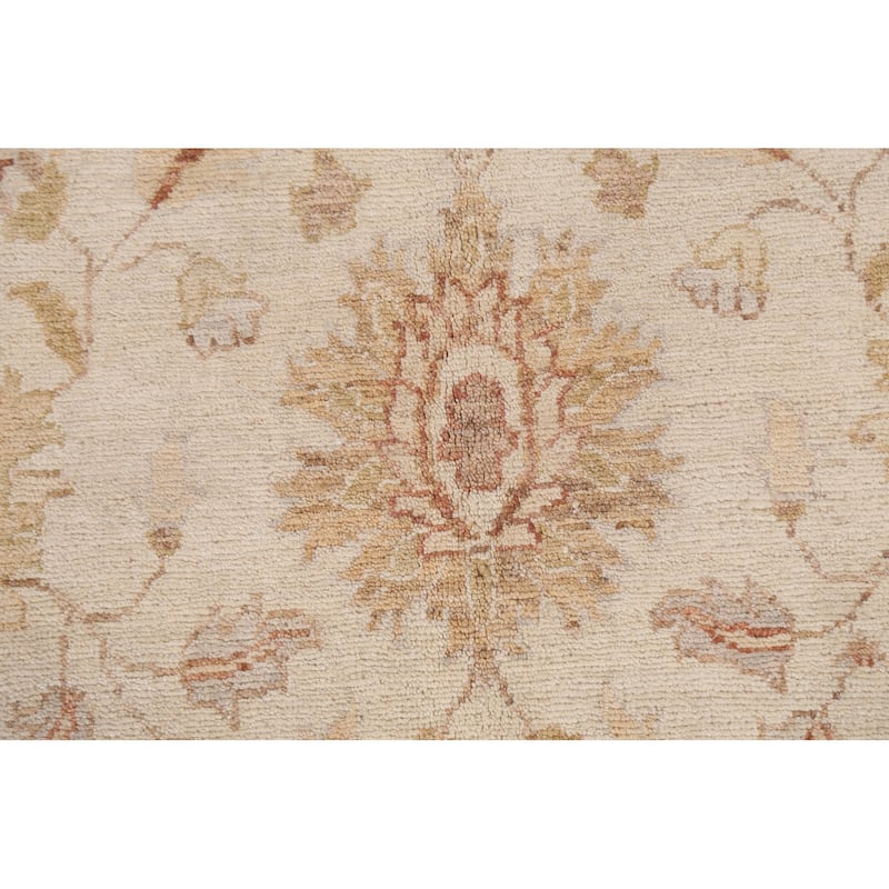 Vegetable Dye Chobi Peshawar Traditional Wool Area Rug Hand-knotted - 6'5" x 9'3"