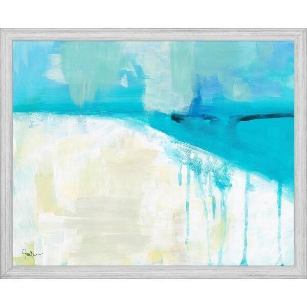 Shop Easy Art Prints Jan Weiss S Coastal Blues 1 Premium Canvas