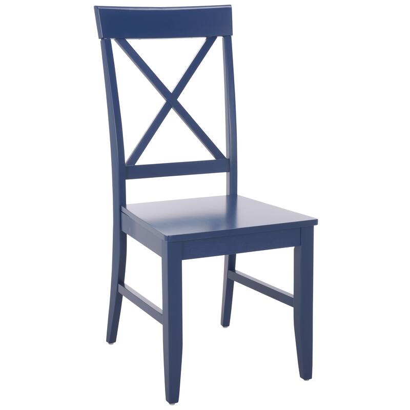 SAFAVIEH HOME Ksenia X-Back Side Chair - 18"W x 22"D x 38"H