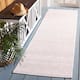 SAFAVIEH Courtyard Zorana Indoor/ Outdoor Waterproof Patio Backyard Rug - 2'3" x 8' - Ivory/Pink