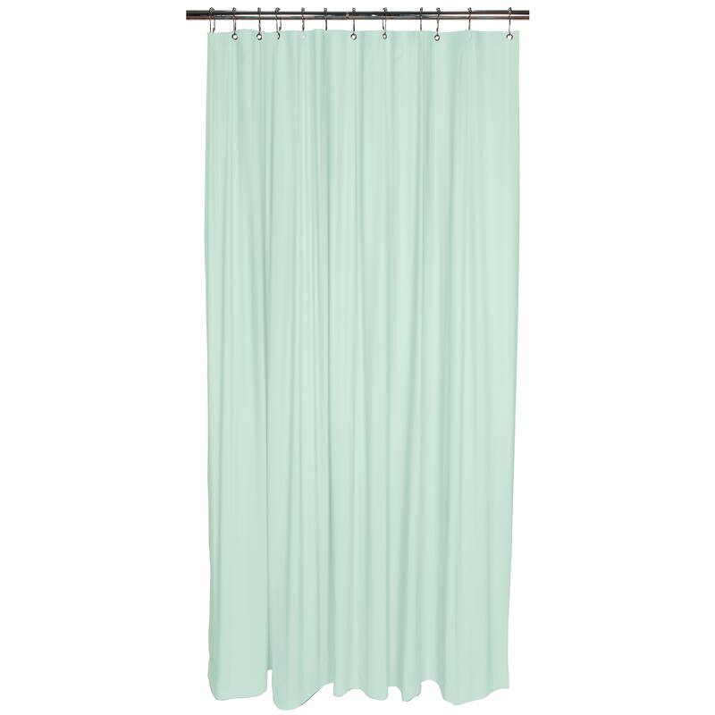 Bath Bliss Heavy Grommet Mint Shower Liner