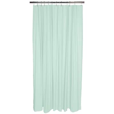 Bath Bliss Heavy Grommet Mint Shower Liner