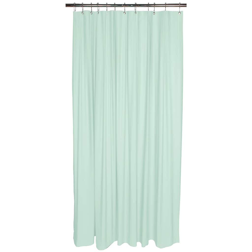 Bath Bliss Heavy Grommet Mint Shower Liner