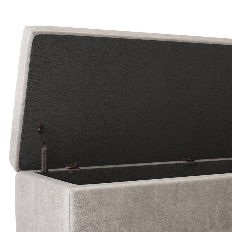 WYNDENHALL Stanford Upholstered Storage Ottoman
