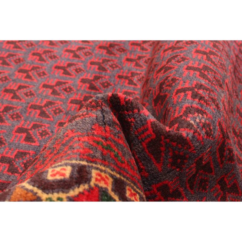 ECARPETGALLERY Hand-knotted Teimani Dark Grey Wool Rug - 2'9 x 4'2