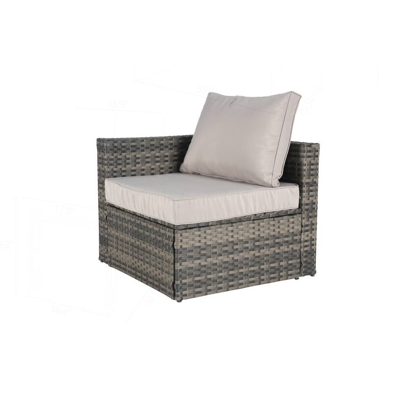 Outdoor Patio Sofa Set for Poolside Relaxation and Entertainment