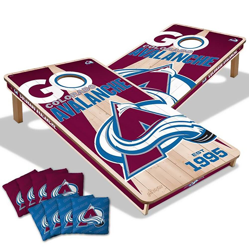 Colorado Avalanche NHL 2x4 Cornhole Board Set