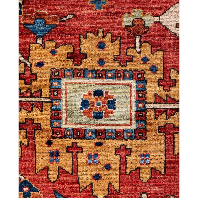 Serapi One-of-a-Kind Hand-Knotted Area Rug - Red - 9' 1" x 11' 10"