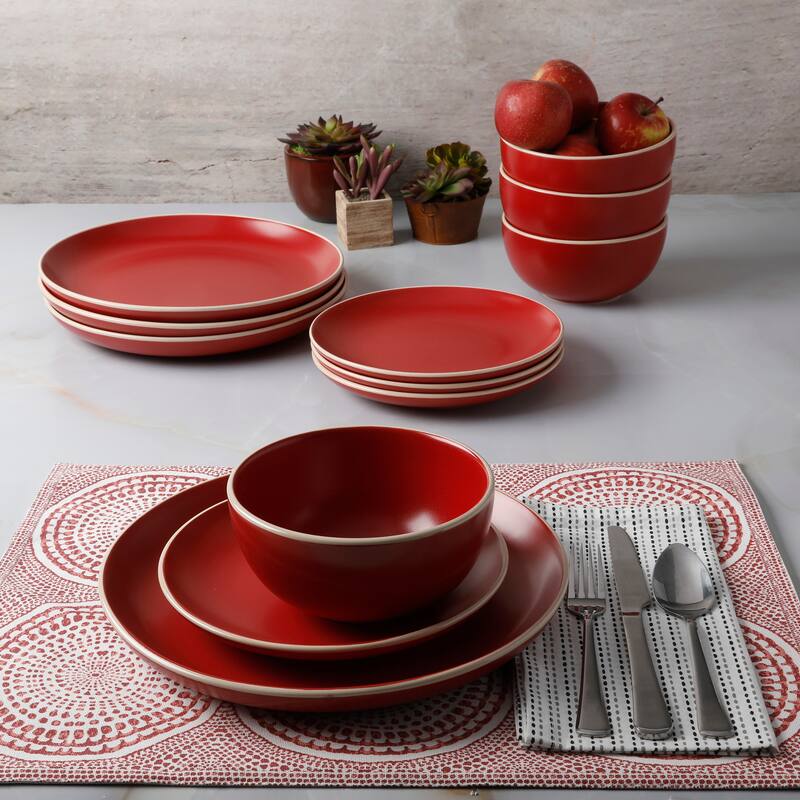 Gibson Home Rockaway 12pc Dinnerware set