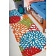 preview thumbnail 38 of 150, Nourison Aloha Floral Modern Indoor/Outdoor Area Rug 2' x 6' Runner - Red/Orange