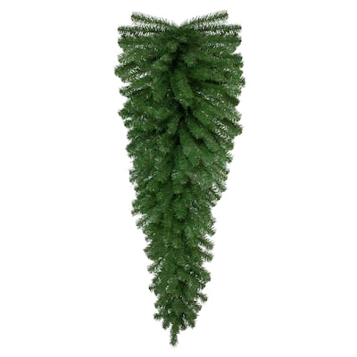 48" Dorchester Pine Artificial Christmas Teardrop Swag, Unlit