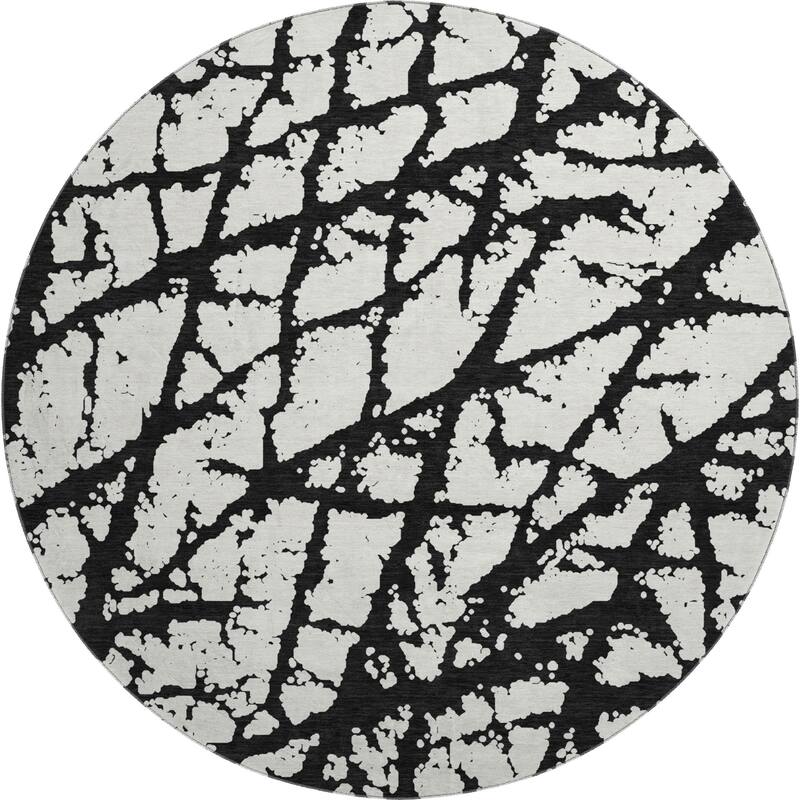 Premium Washable Super Soft Modern Crackle Mayfield Rug
