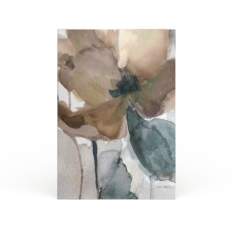 Copper Grove Carol Robinson's 'Watercolor Poppy I' Multicolored Canvas Artwork