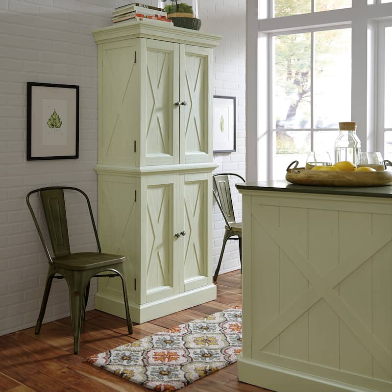 Seaside Lodge Off-White Kitchen Pantry - Off-White