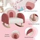 preview thumbnail 16 of 16, Costway Kids Rocking Chair Children Armchair Velvet Upholstered Sofa - 20'' x 19.5'' x 20''