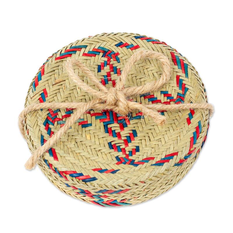 Novica Handmade Red Eco Natural Fiber Coasters (Set Of 6)