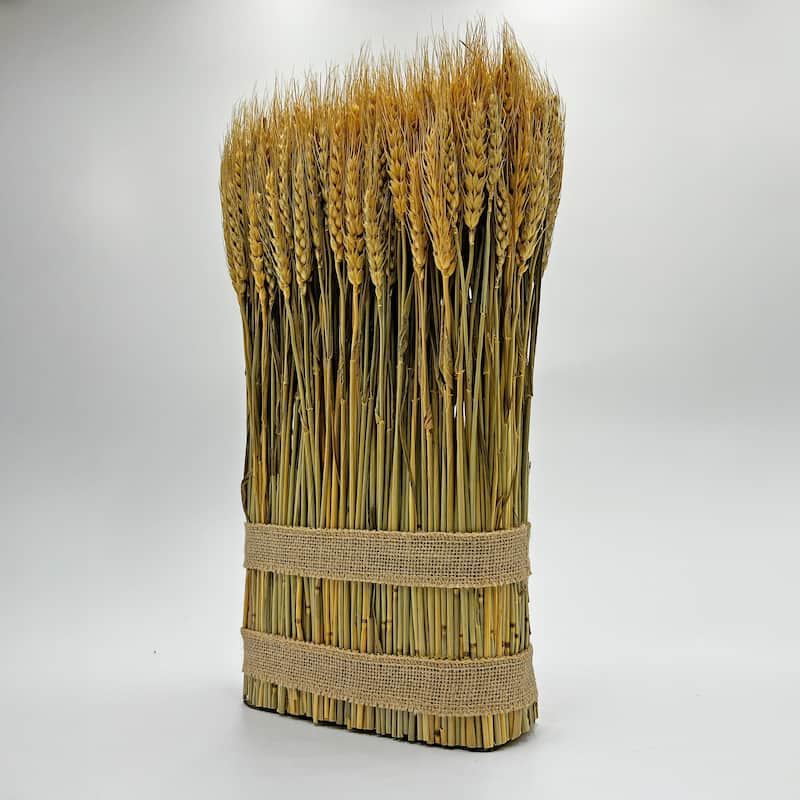 Preserved Decorative Wheat Standing Plant - Gold - 15.5 inches