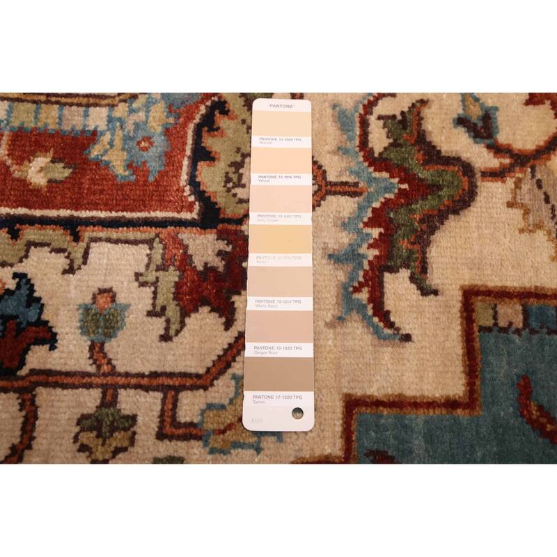 ECARPETGALLERY Hand-knotted Jules Sultane Ivory Wool Rug - 8'0 x 9'11