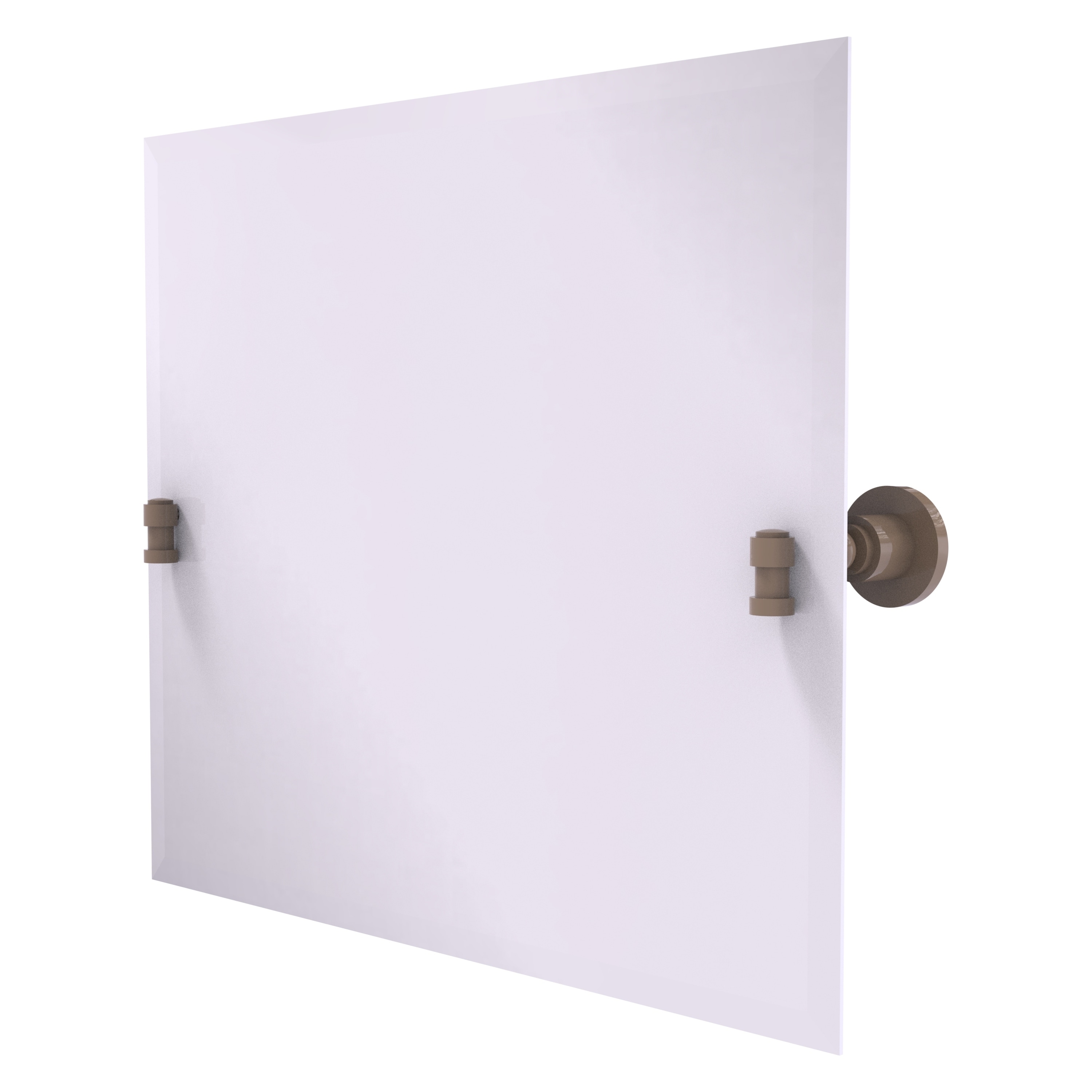 Allied Brass Frameless Landscape Rectangular Tilt Mirror with Beveled Edge