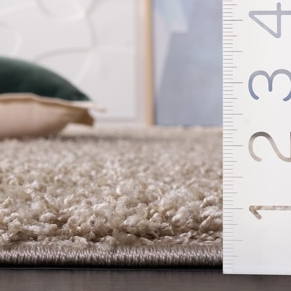 dimension image slide 1 of 2, SAFAVIEH Athens Shag Ilaha 1.5-inch Thick Rug