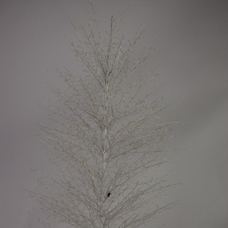 70.75" Pre-Lit White Birch Artificial Tree, Warm White LED Lights