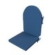 preview thumbnail 10 of 48, Laguna Adirondack Outdoor Deep Seat Cushion Sapphire Blue