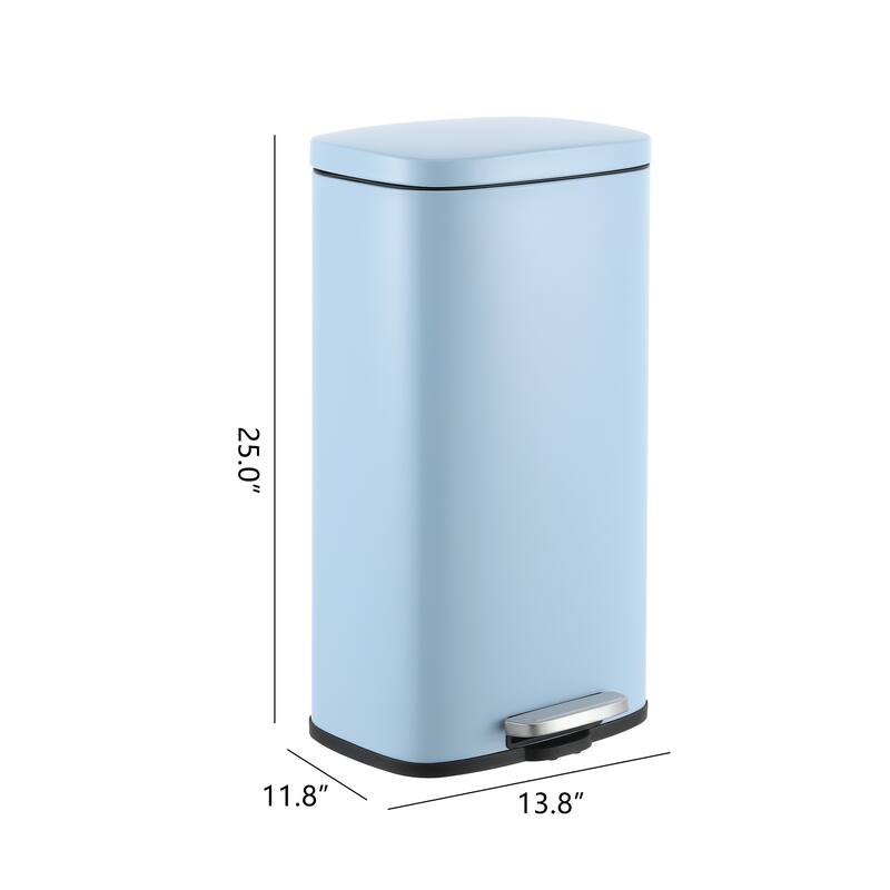 happimess Curtis 8-Gallon Step-Open Trash Can