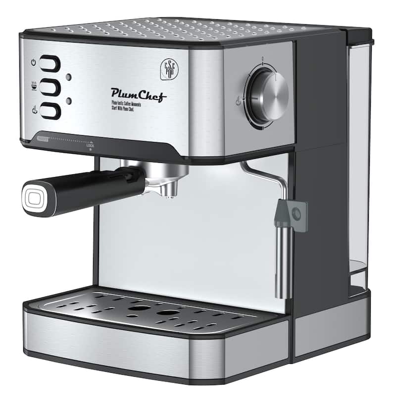 Anmytek 20 Bar Cafe Quality Home Barista Espresso Machine with Milk Frother - ESE Pod Compatible