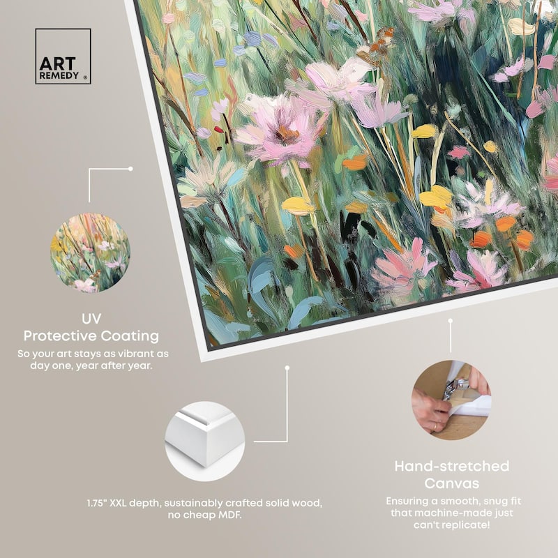 Floral Impressionism II Canvas by Art Remedy
