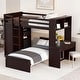 preview thumbnail 3 of 54, Full size Loft Bed with a twin size Stand-alone bed