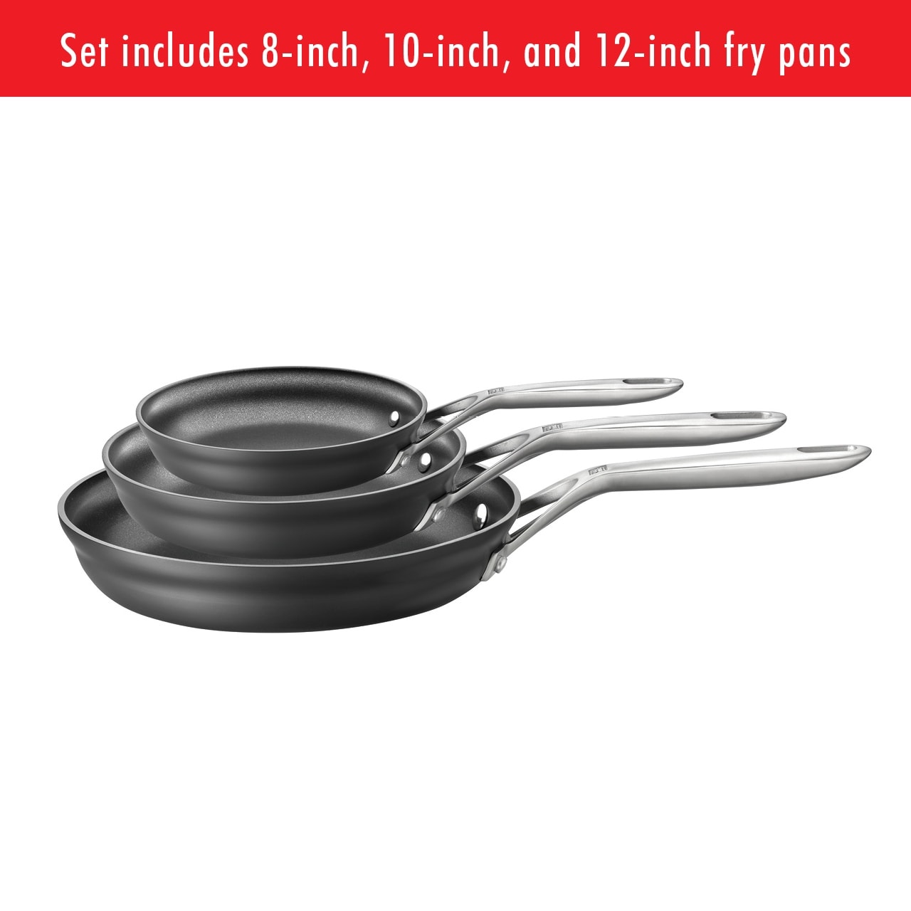 Non Stick Frying Pans- 8 Inch, 10 Inch and 12 Inch Cast Iron