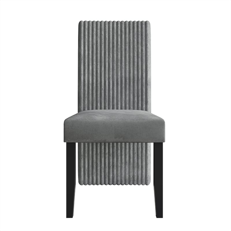 CraftPorch Corduroy Mid-Century Modern 5 Piece Dining Set
