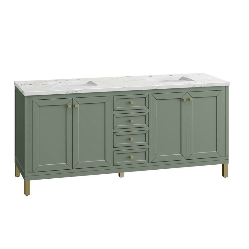 James Martin Vanities 305-V72-3ENC Chicago 72" Free Standing or Wall