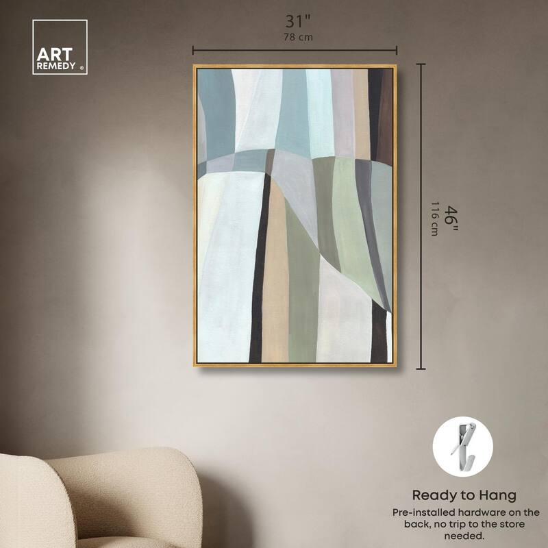 Abstract Fragments I Canvas by Art Remedy
