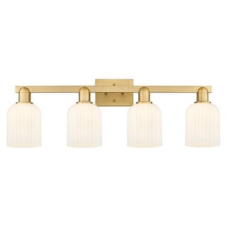 Innovations Lighting Downtown Urban - Bridal Veil - 4 Light 32" Bath Vanity Light