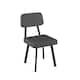 Option Dark Grey PVC / Black Metal