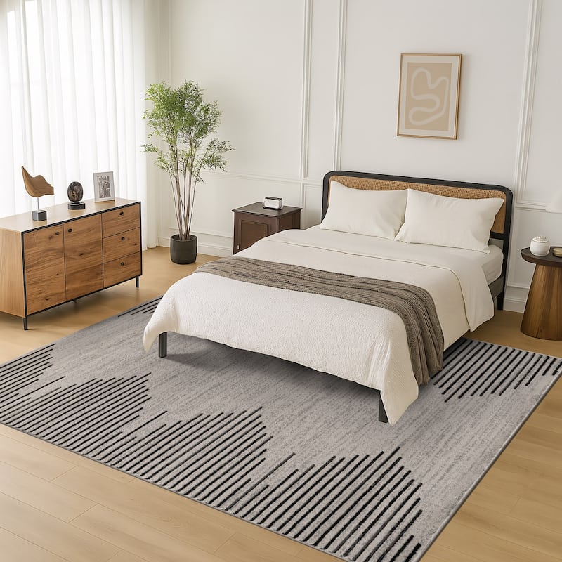 Bohemian Stripe Area Rug