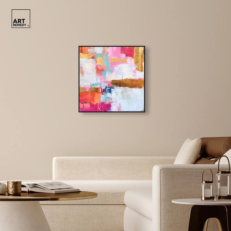 Exuberant Hues II Canvas by Art Remedy