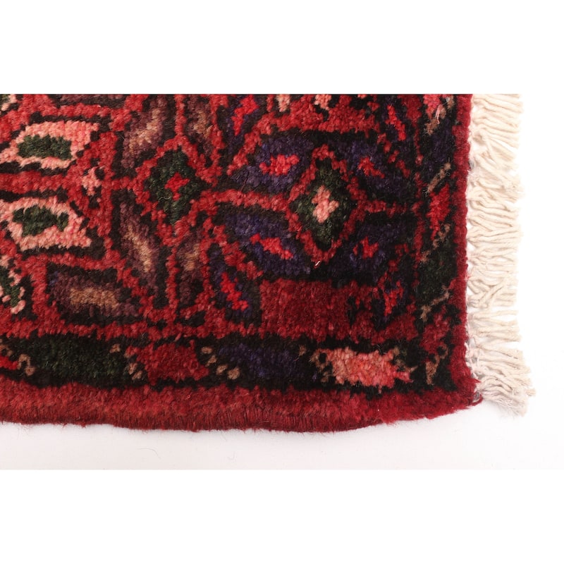 ECARPETGALLERY Hand-knotted Andelz Red Wool Rug - 4'3 x 6'7