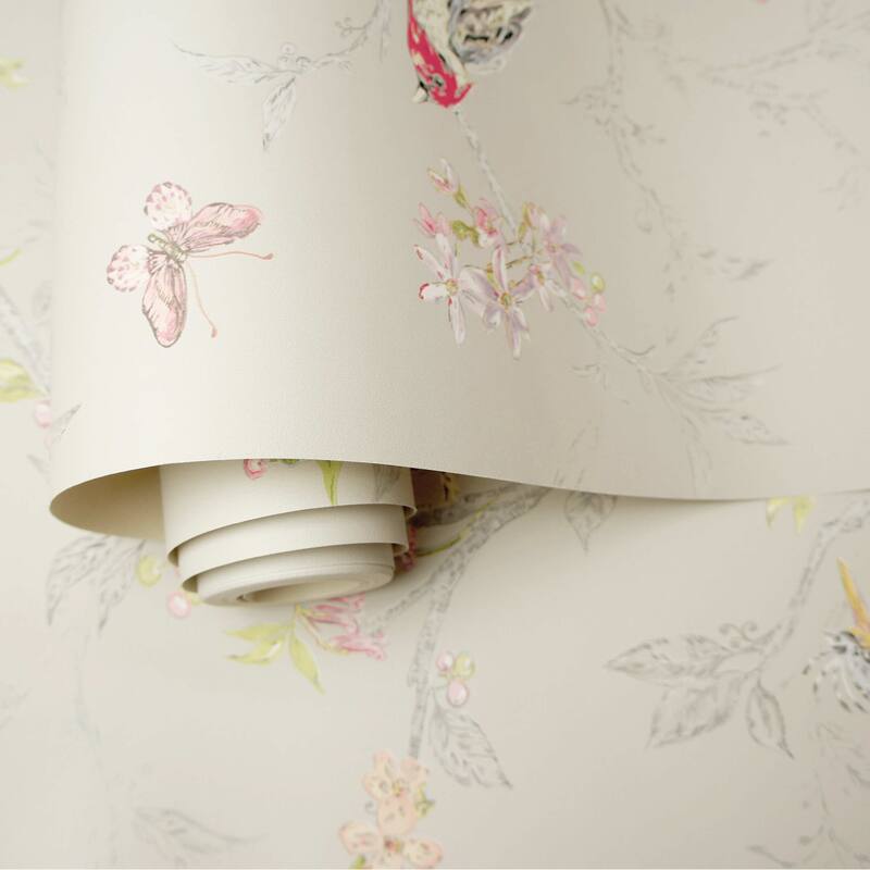 Phoebe Nature Trail Unpasted Wallpaper – 396in x 20.8in