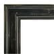 preview thumbnail 12 of 27, Beveled Wood Wall Mirror - Rustic Pine Black Narrow Frame