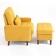 preview thumbnail 12 of 59, Adjustable Backrest Lounge Accent Chair Set with Storage Ottoman