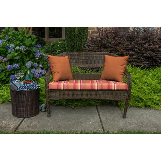 Settee bench hotsell cushion