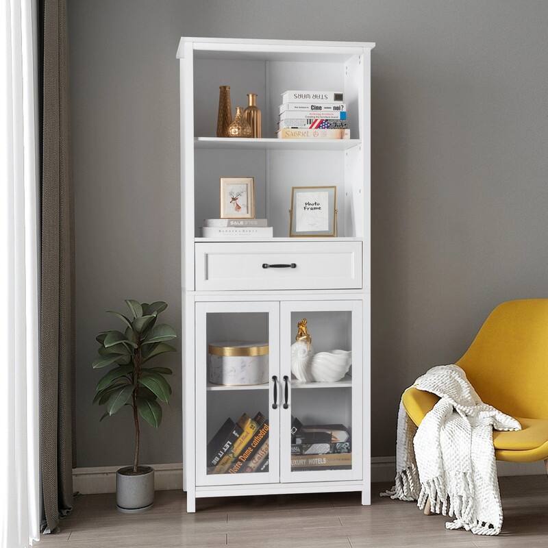 FCH American Country MDF Spray Paint Bookcase White Bed Bath & Beyond
