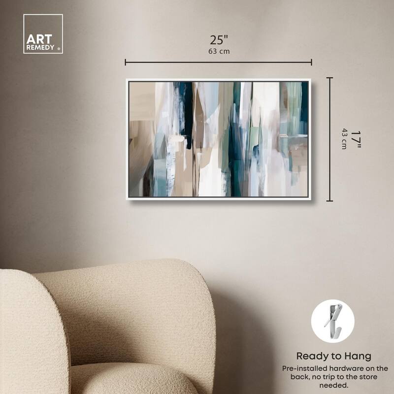 Color Columns Canvas by Art Remedy