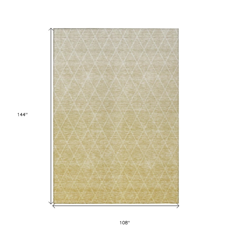 HomeRoots Geometric Transitional Rectangle Outdoor Rug