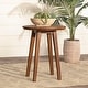 preview thumbnail 4 of 18, Middlebrook 20-inch Round Acacia Wood Outdoor Side Table