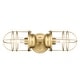 preview thumbnail 1 of 1, Golden Lighting Seaport 2-light Vanity in Brushed Champagne Brass