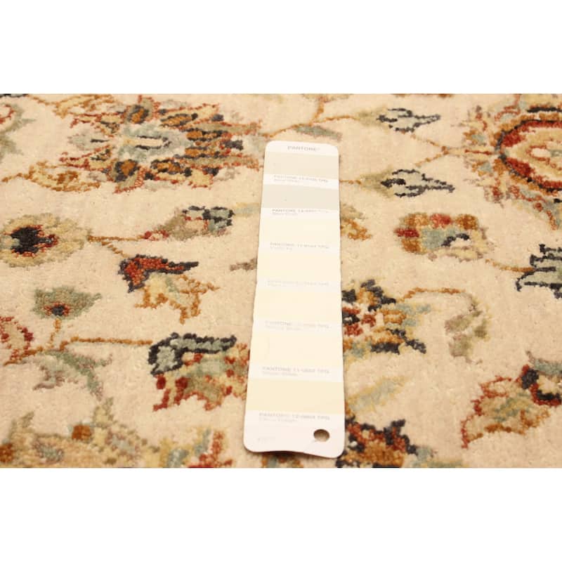 ECARPETGALLERY Hand-knotted Jamshidpour Cream Wool Rug - 3'0 x 5'0