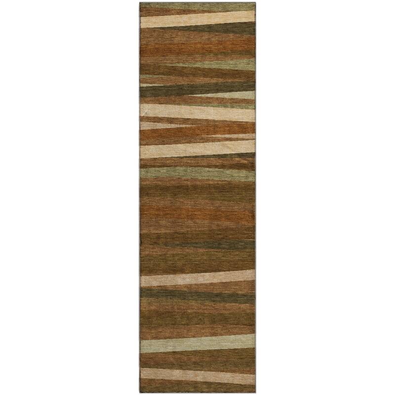 Premium Washable Super Soft Modern Stripes Mayfield Rug